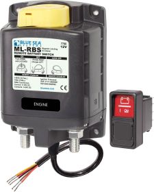 Blue Sea ML-RBS 12vDC 500A Remote Battery Switch With Manual Control