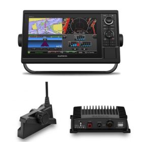 Garmin GPSMAP1222 12in Plotter LIVESCOPE Plus Bundle Worldwide Basemap