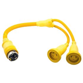 Hubbell HBL64CM54 Adapter 2 30A Female Ends - 50A 250