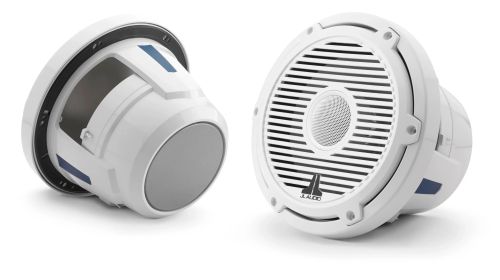 JL Audio M6 8.8in Coaxial Speakers White Classic Grille