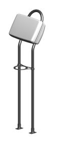 Navpod AG118 Angleguard 9.5in Wide 1.25in Tube Single Bend