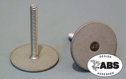 Weld Mount 1.50in Tall #10 ST125-1024-24SS SS Stud 1.25in Base 10 Pack