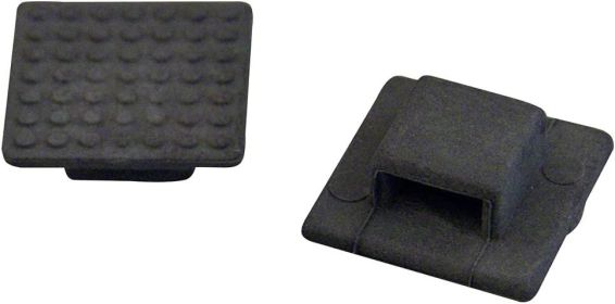 Weld Mount AT-3 Wire Tie Mount, Small Black 50 Pack AT-3-50B
