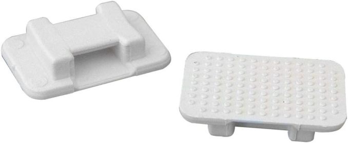 Weld Mount AT-5 Wire Tie Mount, Large White 500 Pack AT-5-500