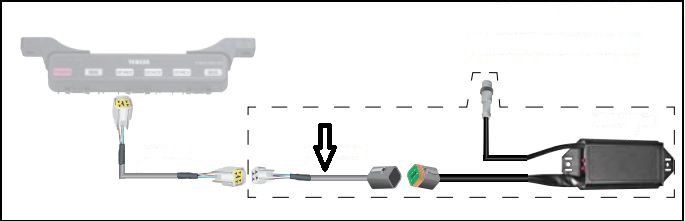 Yamaha 6in NMEA2000 AGI and Helm Master Adapter