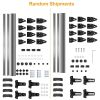 47.24in Universal Top Roof Rack Cross Bar Cargo Carrier Aluminum Crossbar Rack with 165LBS Capacity Fit for Most Vehicle Wagon Car Without Roof Side R